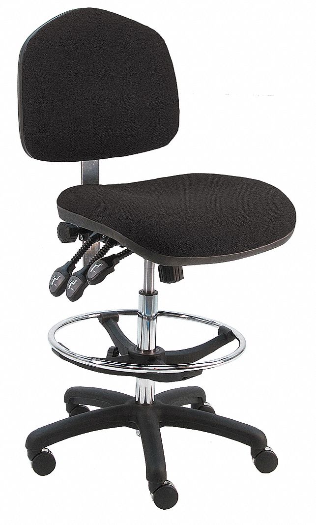 Office Chair 34.5 in H Black