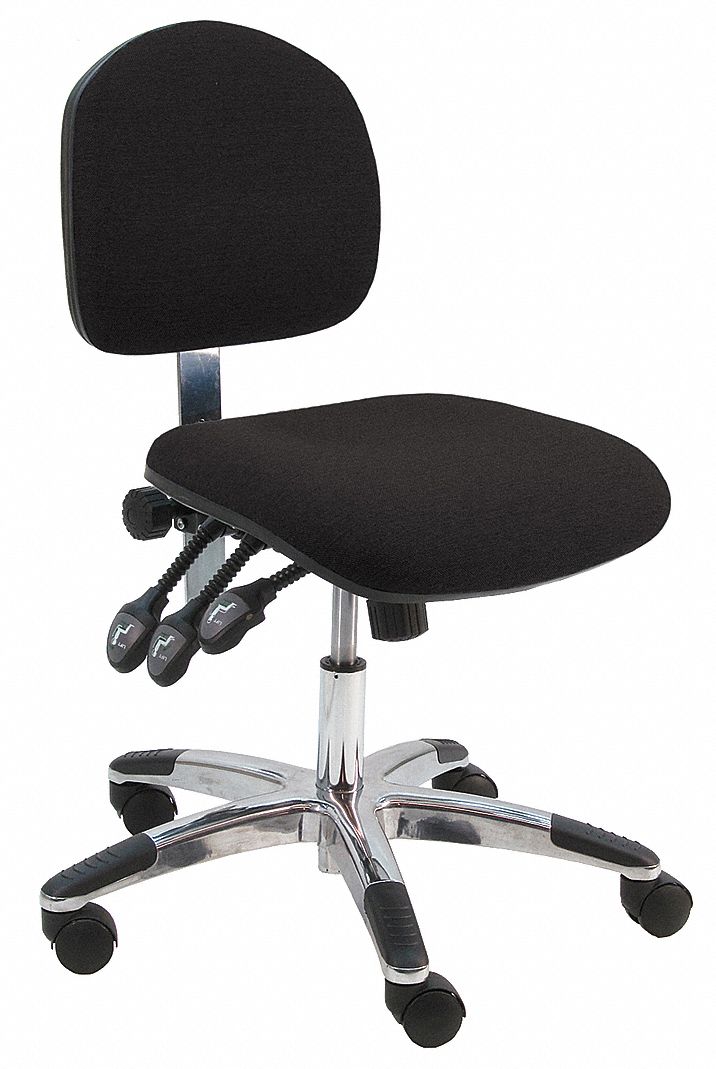 Office Chair 18 in H Silver