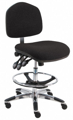 Drafting Chair 34.5 in H Silver