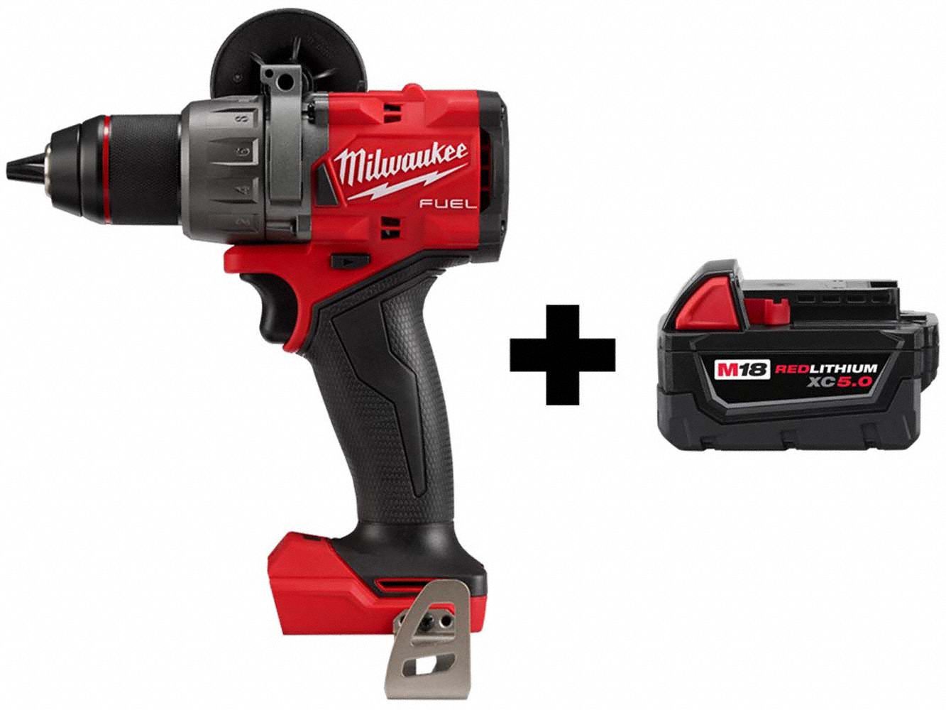 Drill/Driver and Battery 2100RPM 18V DC