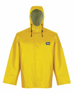 Hooded Rain Jacket Yellow 37 Chest Men S