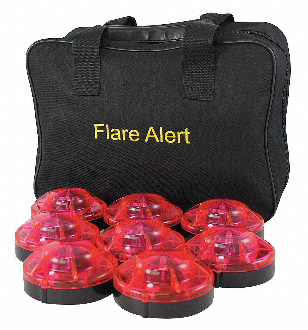 LED Road Flare Kit 0.5 Watt Red