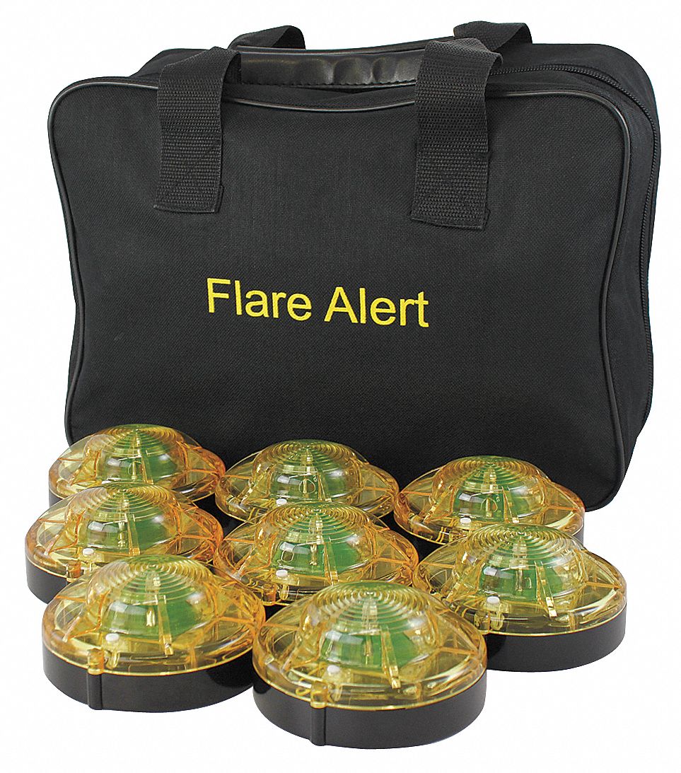 LED Road Flare Kit 0.5 Watt Yellow