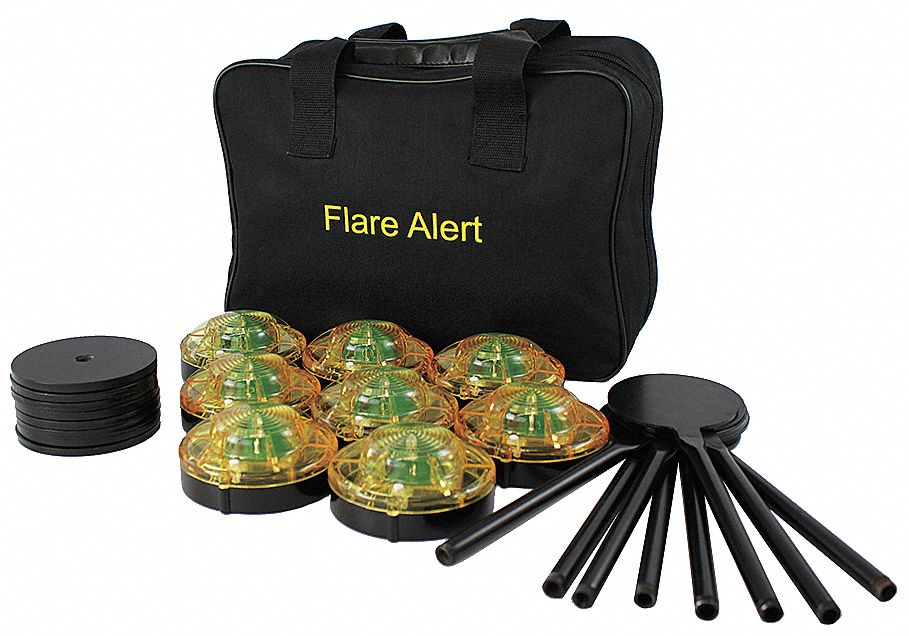 LED Road Flare Kit 0.5 Watt Yellow