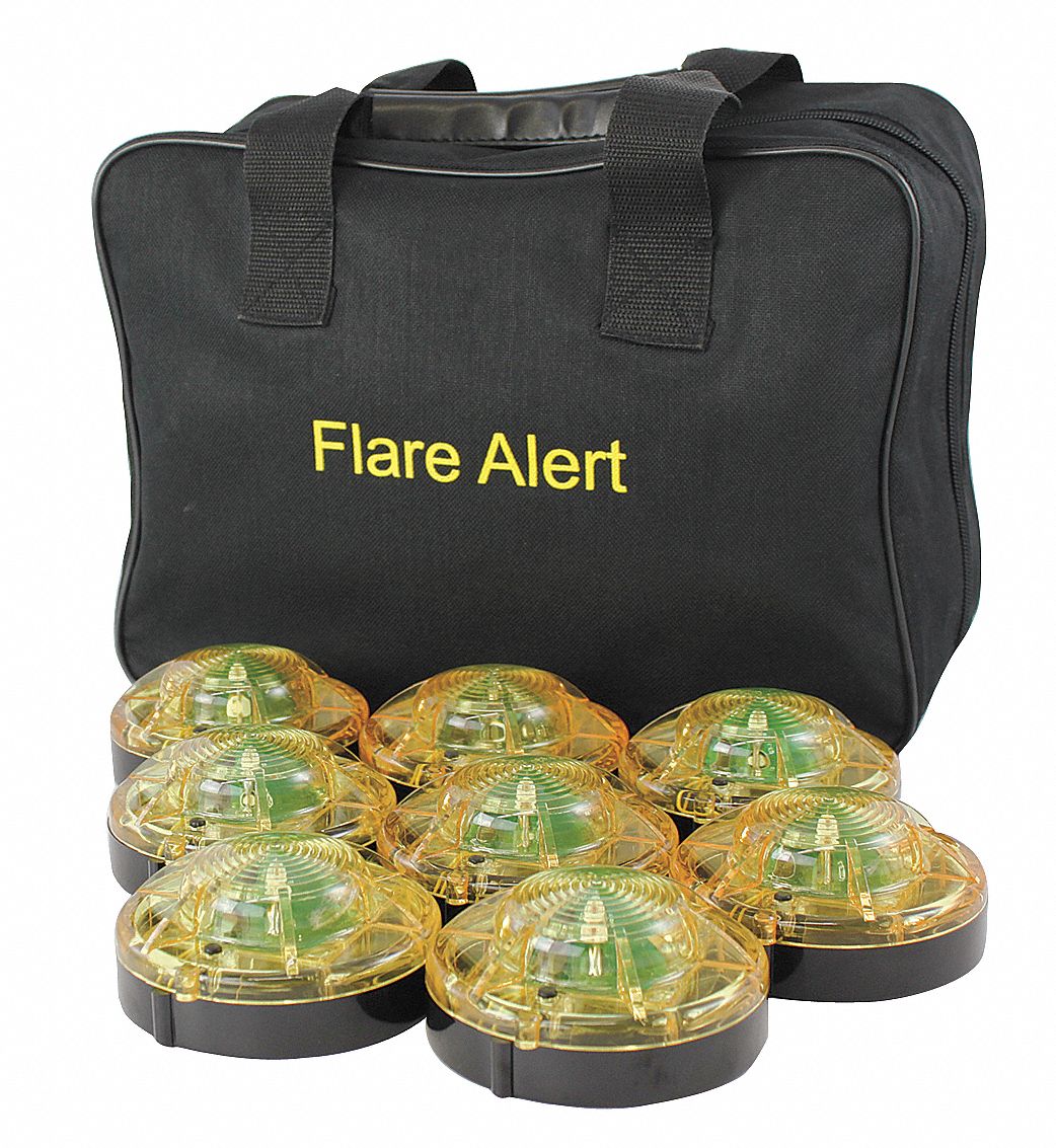 LED Road Flare Kit 1 Watt Yellow