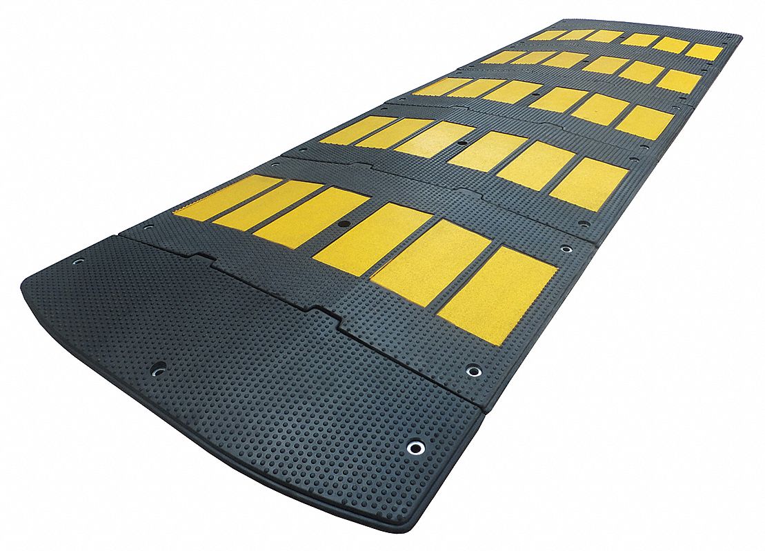 Speed Bump 36in.W 2in.H 120in.L Rubber