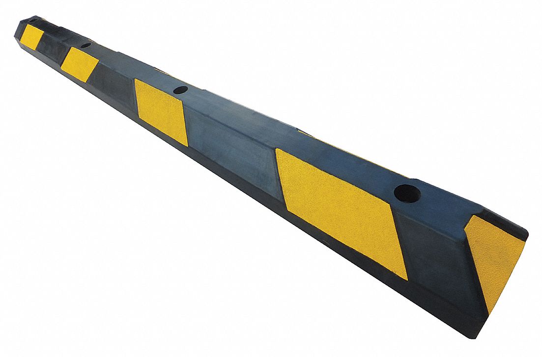 Parking Curb 6in.W 4in.H 48in.L Rubber