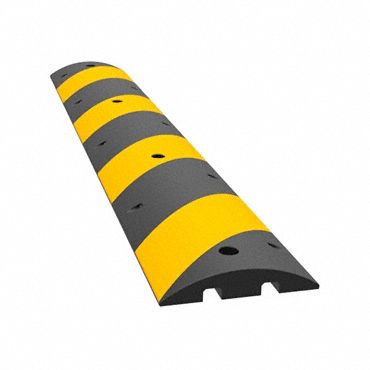 Speed Bump 12in.W 2-1/4in.H 72in.L Rubbr