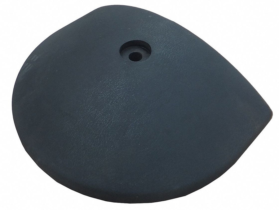 Speed Bump End Cap 12in.W 9in.L Rubber
