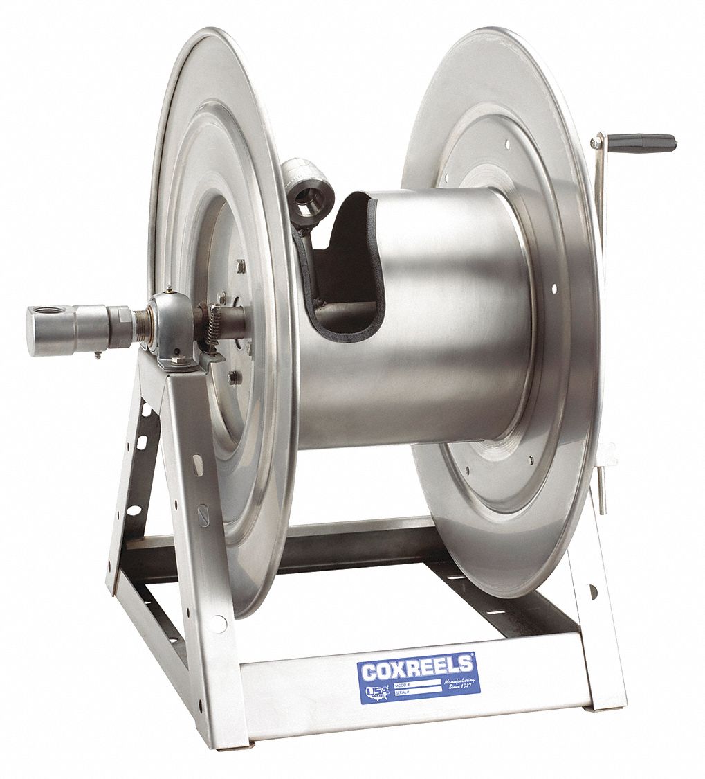 Hand Crank Hose Reel 200 ft 1 ID SS