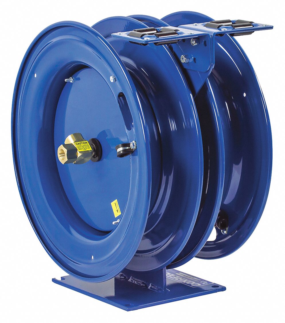 Dual Hose Reel Spring Steel 1/2 in ID