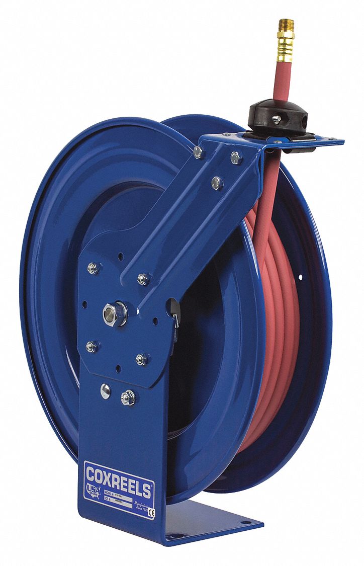Spring Return Hose Reel 1/2 MNPT 50 ft