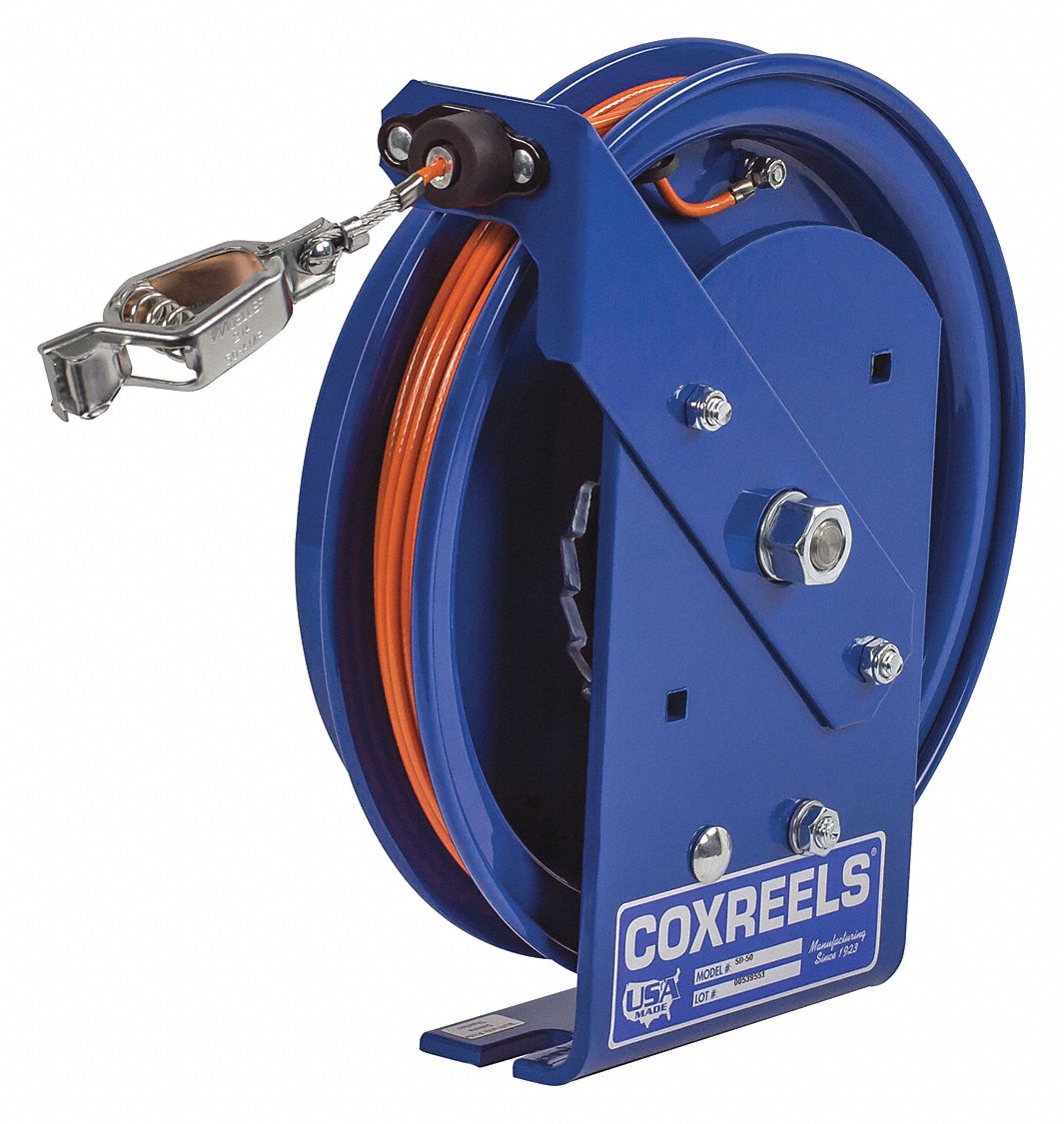 Spring Static Discharge Cable Reel