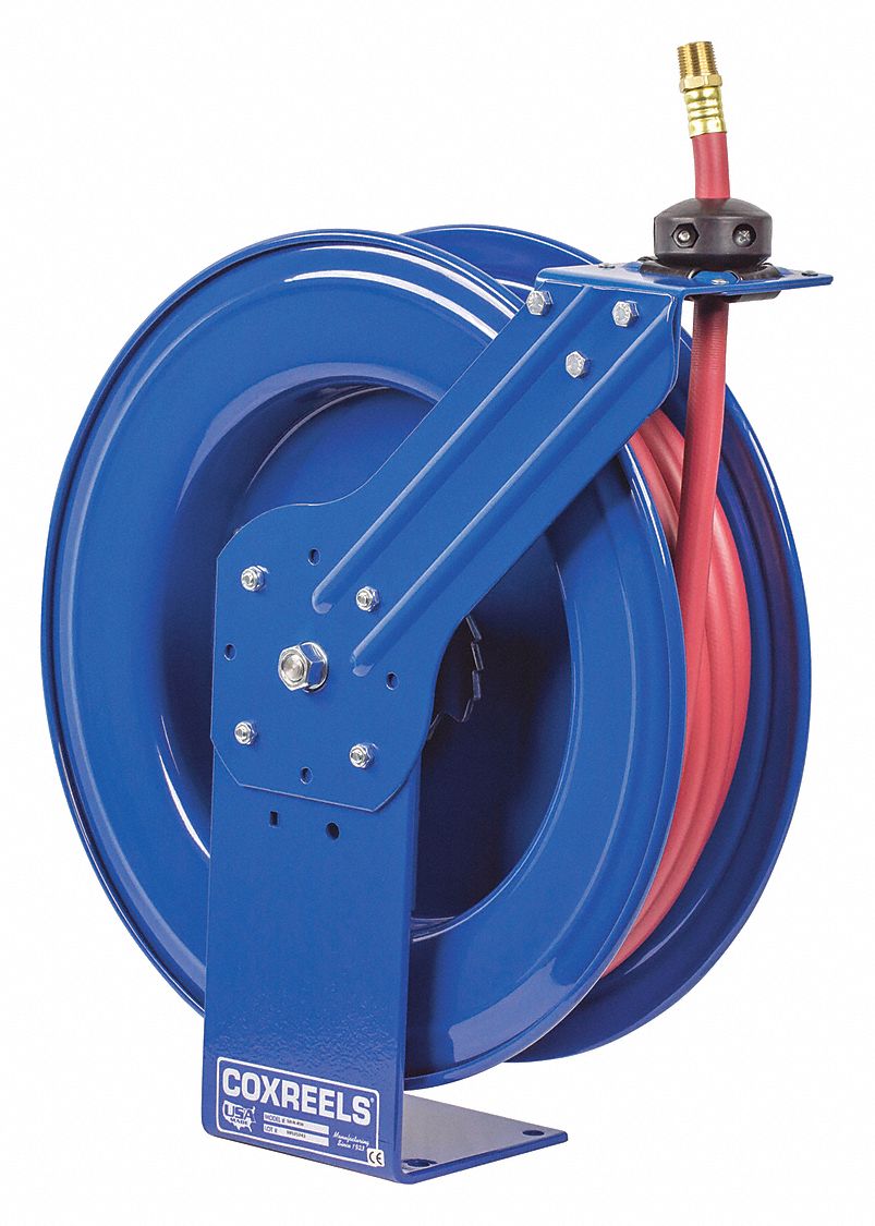 Spring Return Hose Reel 1/2 MNPT 50 ft