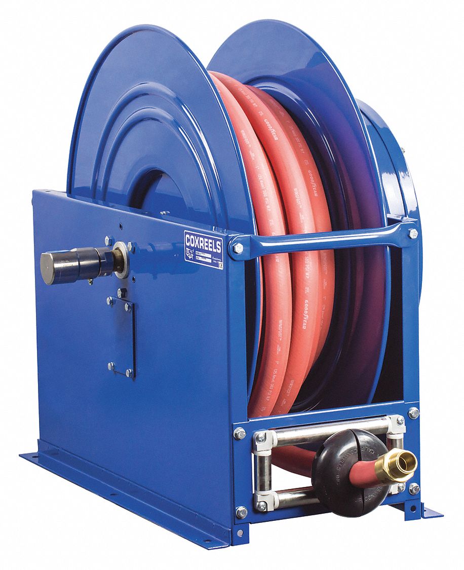 Spring Return Hose Reel Steel 75 ft