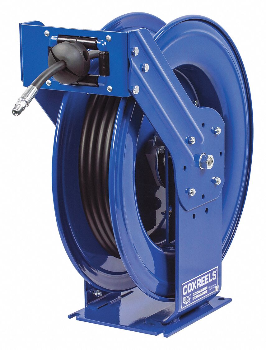 Spring Return Hose Reel 1/4 MNPT 100 ft