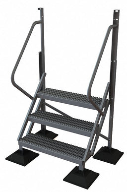 3 Step 50 Degree Incline Ladder 30in.H