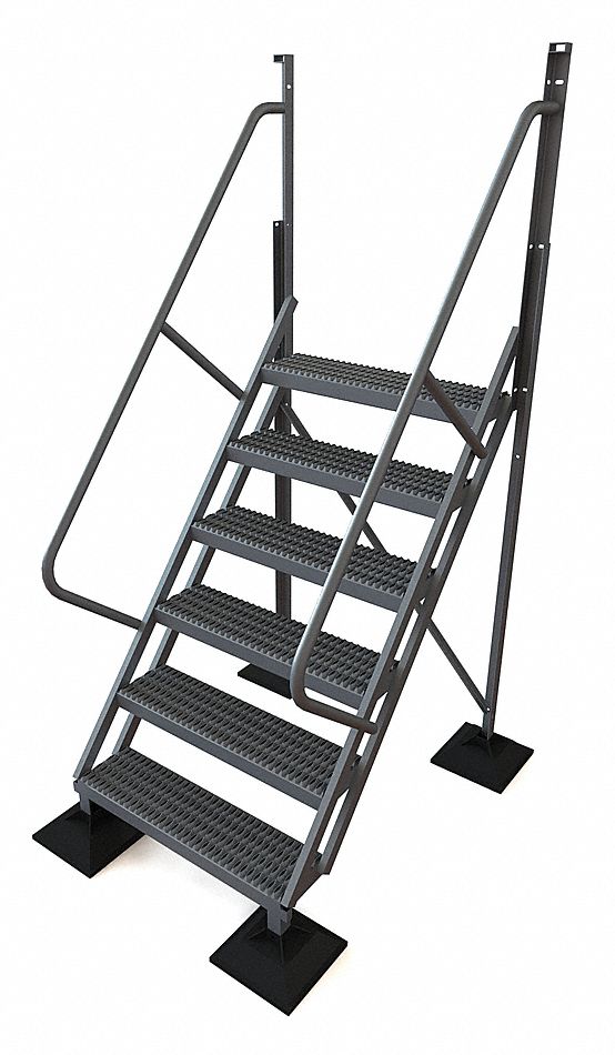 6 Step 50 Degree Incline Ladder 60in.H