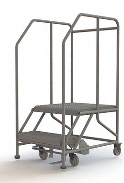 Rolling Work Platform Steel 2 Steps