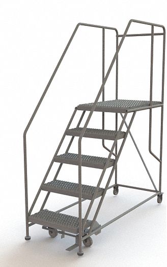 Rolling Work Platform Steel 5 Steps