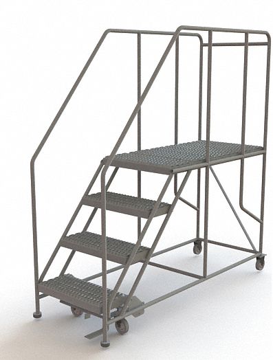 Rolling Work Platform Steel 4 Steps
