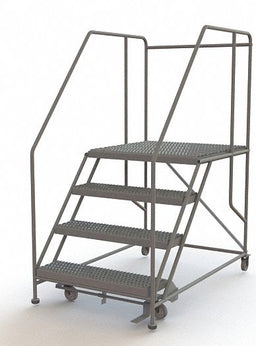 Rolling Work Platform Steel 4 Steps