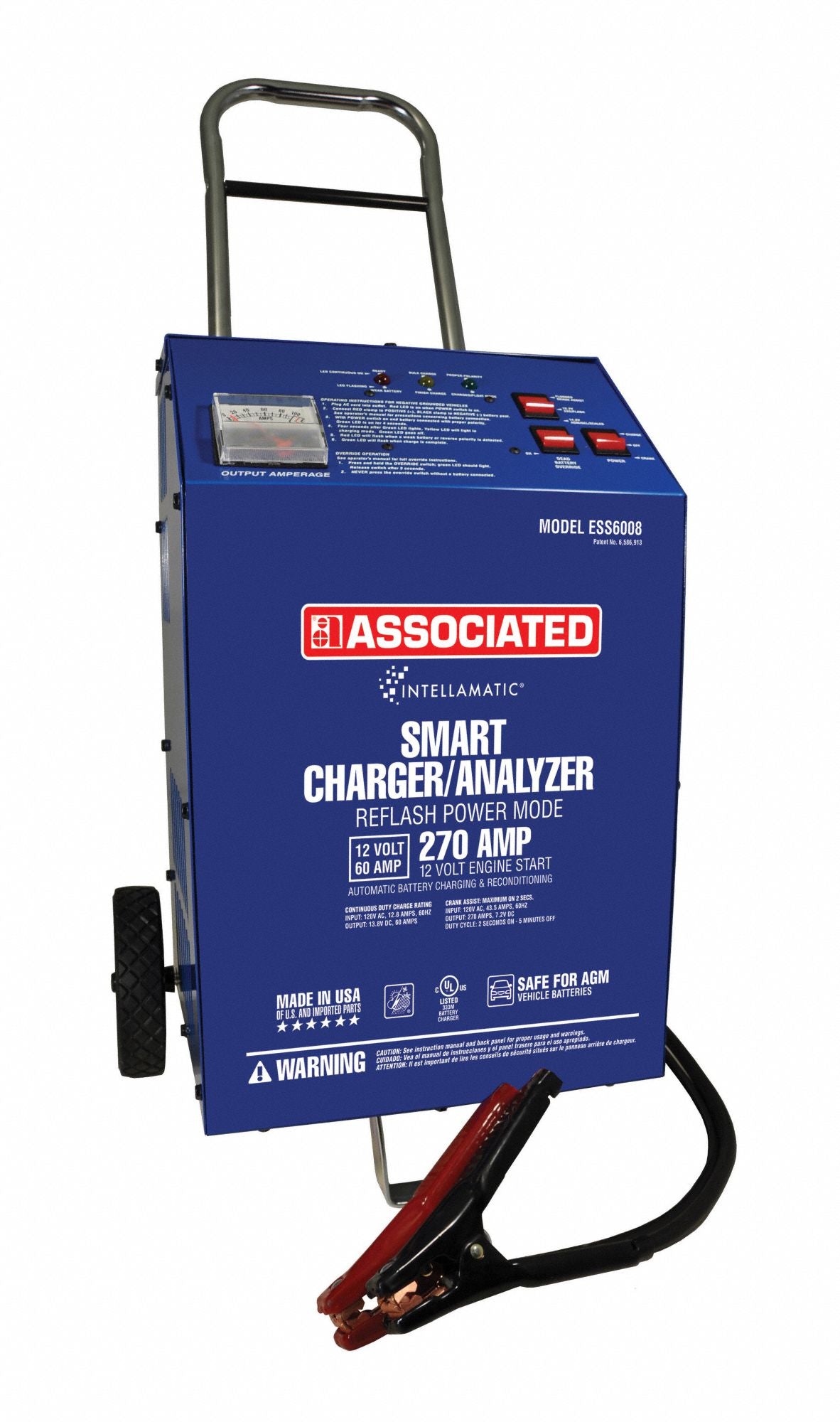 Battery Charger/Starter 60A 120VAC