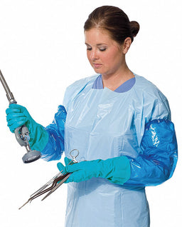 Disposable Sleeve Gloves Teal PR