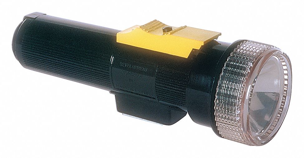 Handheld Flashlight Plastic Black 49lm