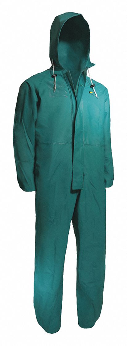 Rain Coverall Unrated Green XL