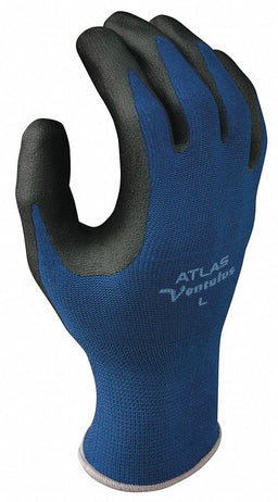 D1519 PR Coated Gloves Black/Blue L