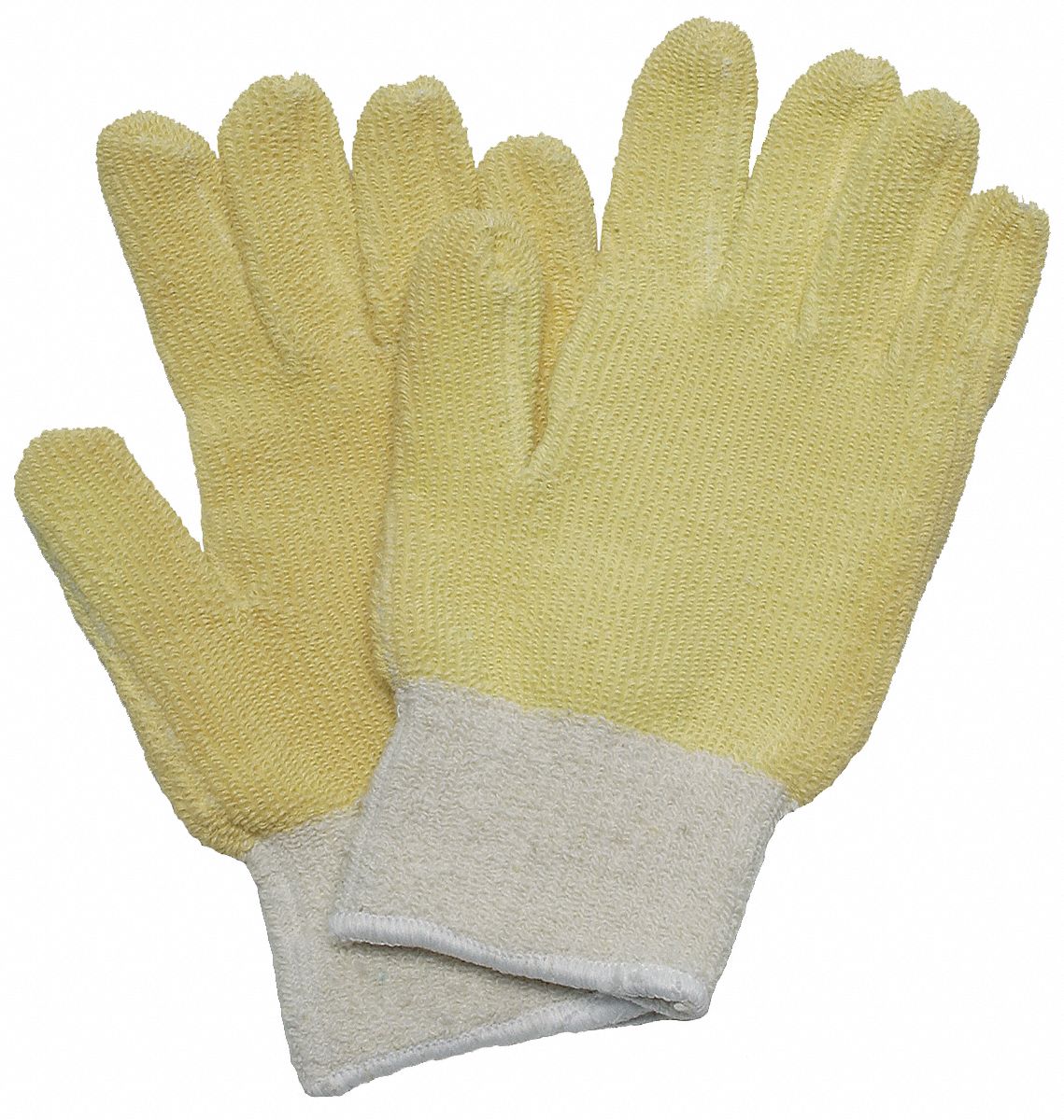 Heat-Resistant Gloves L White/Yellow PR