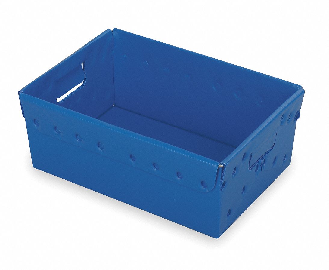 Nestng Ctr Blue Solid Corrugatd HDPE PK5