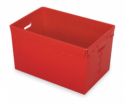 Nesting Ctr Red Solid Corr HDPE PK3