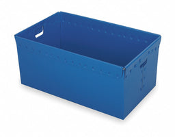 Nesting Ctr Blue Solid Corrugated HDPE