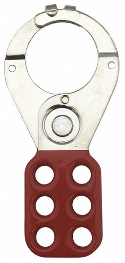 Lockout Hasp 6 Lock Red
