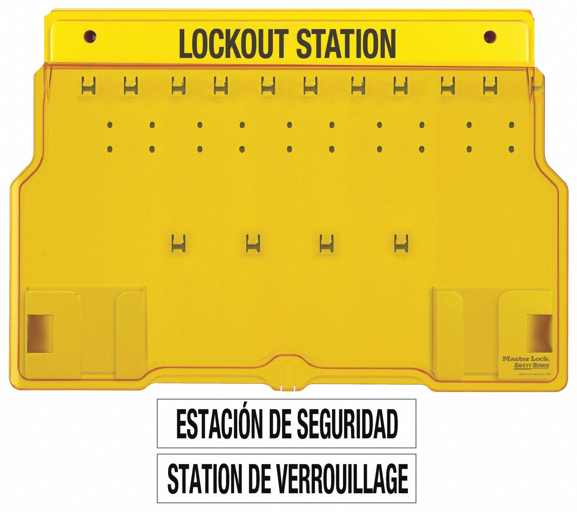 Lockout Station Unfilled 15-1/2 In H
