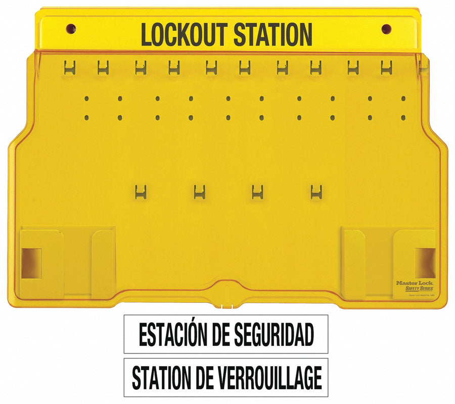 Lockout Station Unfilled 15-1/2 In H