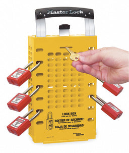 Group Lockout Box 14 Locks Max Yellow