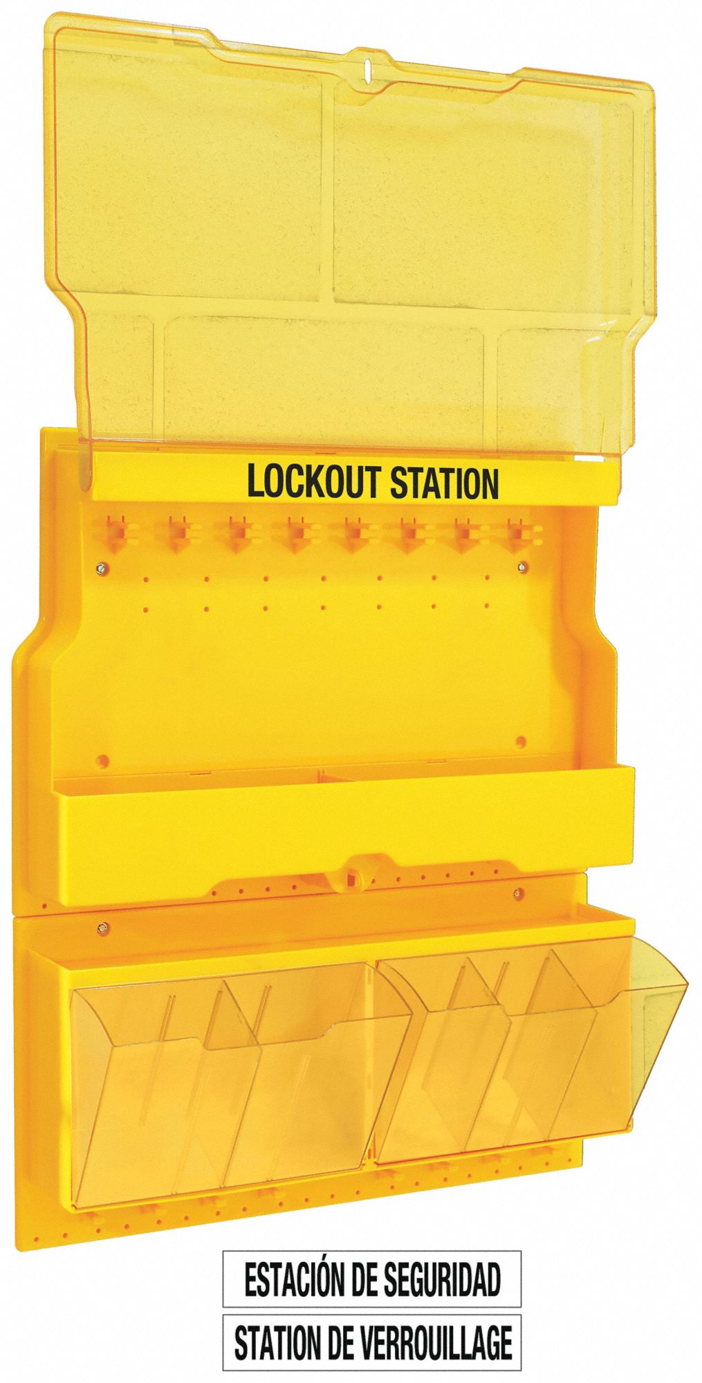 Lockout Station Unfilled 26-1/2 In H