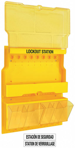 Lockout Station Unfilled 26-1/2 In H