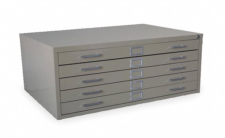 Flat File Cabinet 28 3/8x40 13/16 Putty