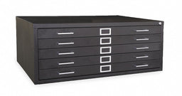 Flat File Cabinet 28 3/8x40 13/16 Black