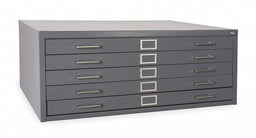 Flat File Cabinet 35 3/8x46 11/16 Gray