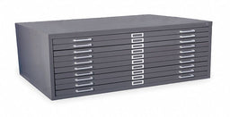 Flat File Cabinet 35 3/8x46 11/16 Gray