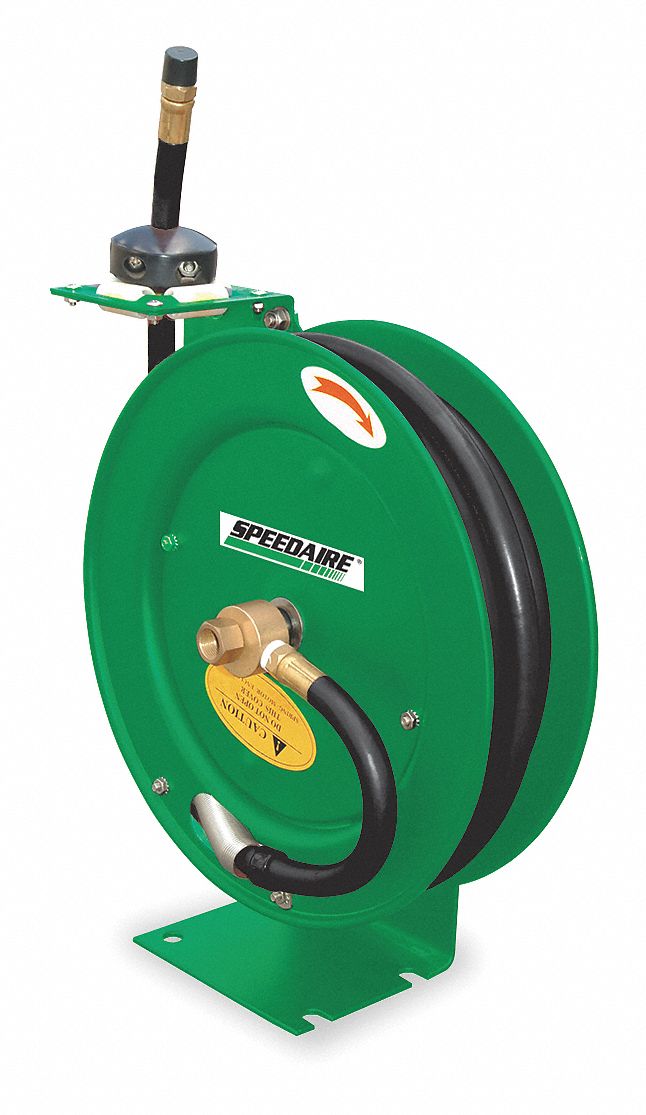 Spring Return Hose Reel 1/4 MNPT 50 ft
