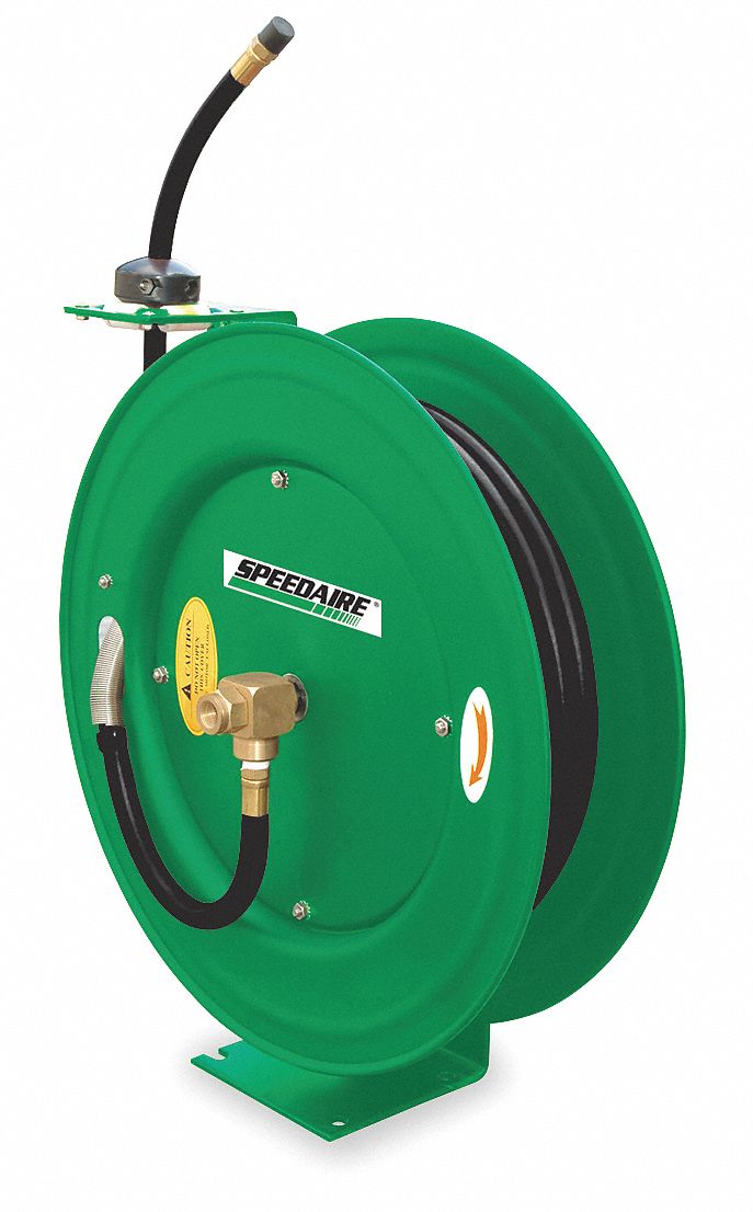 Spring Return Hose Reel 1/2 MNPT 50 ft