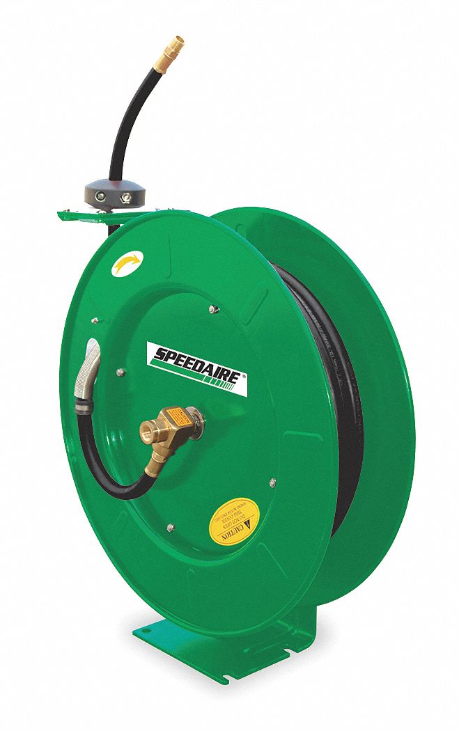 Spring Return Hose Reel 1/2 in ID 75 ft