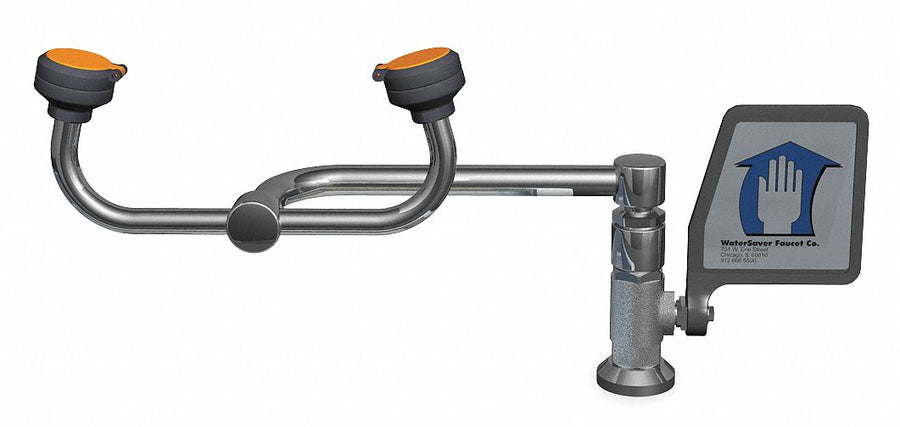 Eyewash Deck Mount Right Hand 13W 8-3/4D