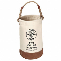 Bucket Bag Canvas Straight Wall OffWhite